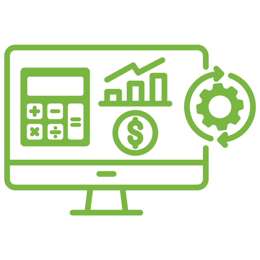 Financial software icon representing CFOs and Controllers running GP on-premise.